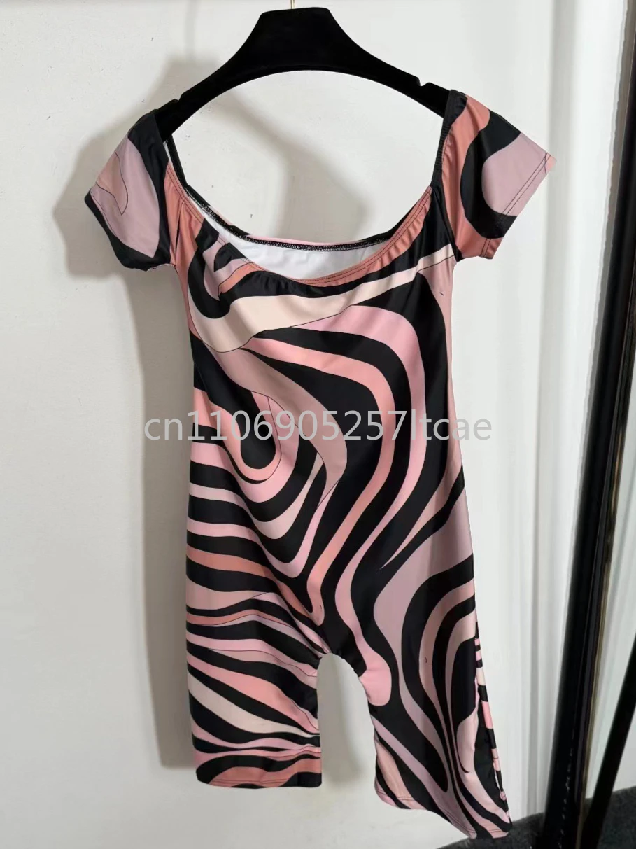 

Classic Design Women's Rompers with Headband Letter Signature Logo Swimsuit Designer Brand Lady Playsuits