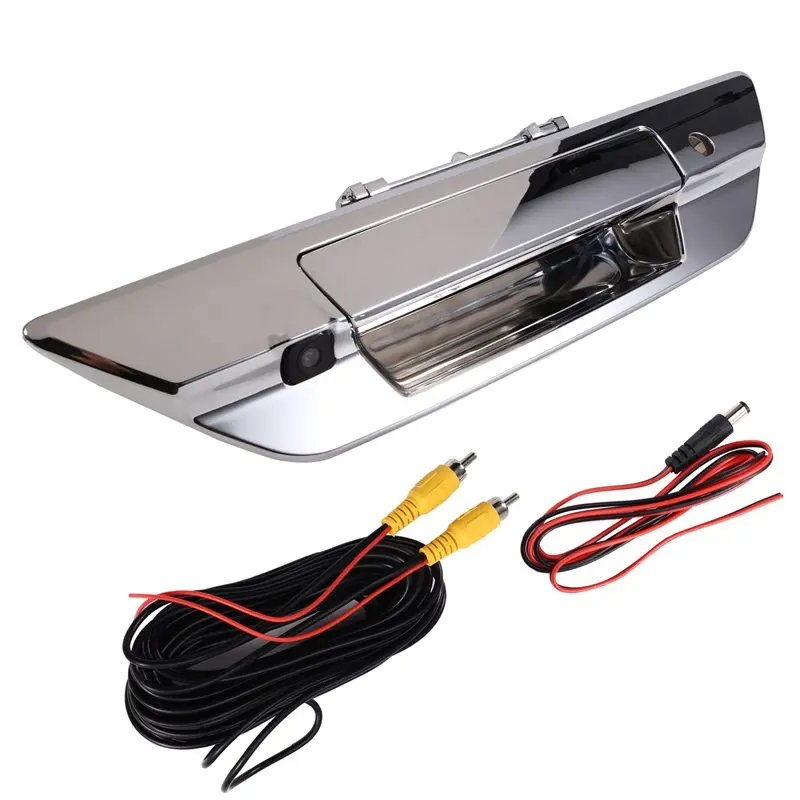 

Tailgate Handle With Key-Hole For Toyota Hilux Revo 2015-2021 Rear View Backup Pickup Truck Camera