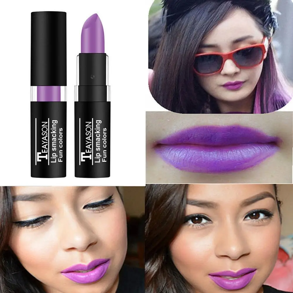 New 12 Colors Matte Lipstick Makeup Waterproof Long-lasting Luster Nude Lip Stick for Party Make Up 1pcs