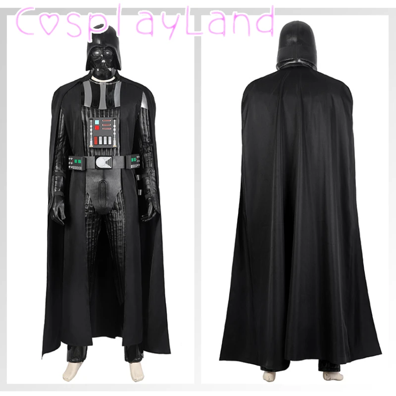 New Arrival Obi Wan Cosplay Costume Kenobi Outfit War Clothes Black Sodier Suit With Cape Props Custom Made Sith Lord Costume