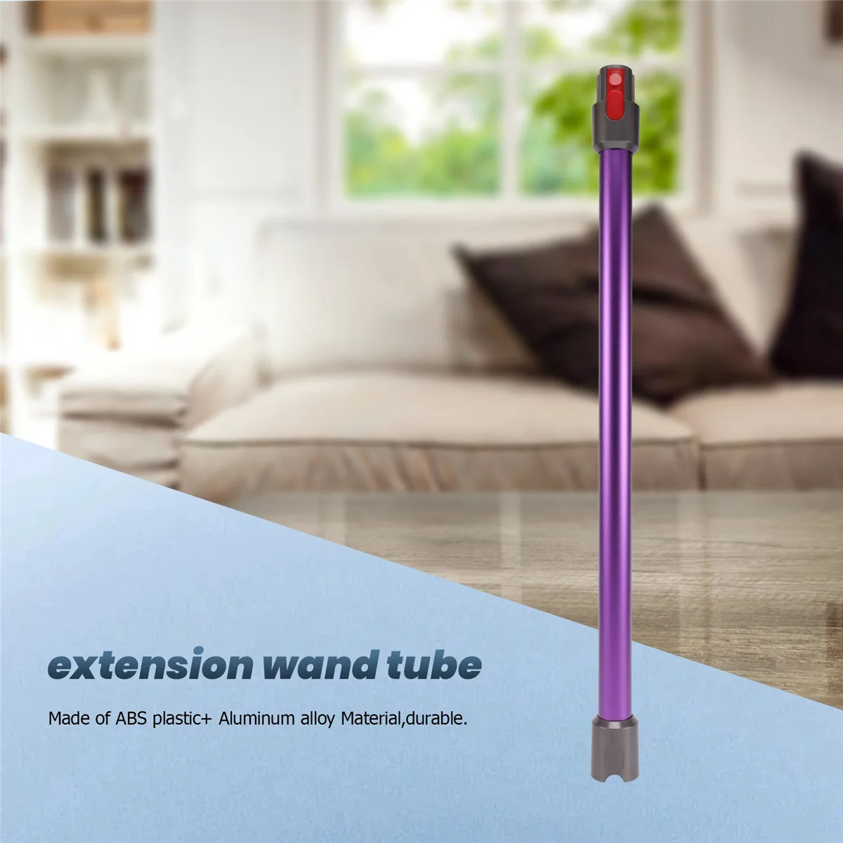 Tubo de varilla de extensión de liberación rápida N98R para Dyson V7 V8 V10 V11 piezas de recambio de aspiradora de mano púrpura