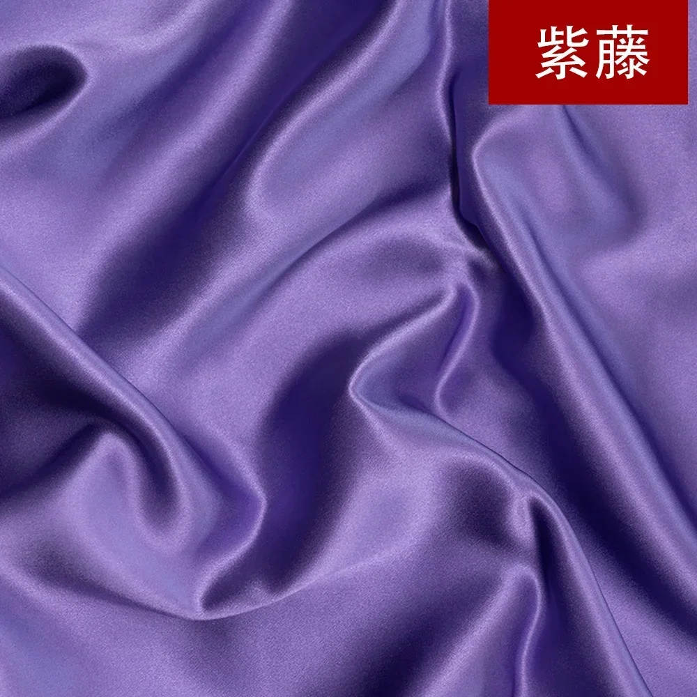 100% Pure Silk Fabric 114CM Width 22 Momme Natural Mulberry Silk Fabric High-quality Plain Crepe Satin