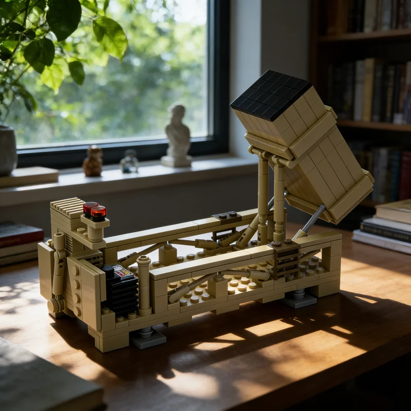 304-teiliges MOC Kreatives Modell Anti-Raketen Luftverteidigungssystem Bausteine Montage-Bausteine Ausstellungsstück Geburtstagsgeschenk Heimdekoration