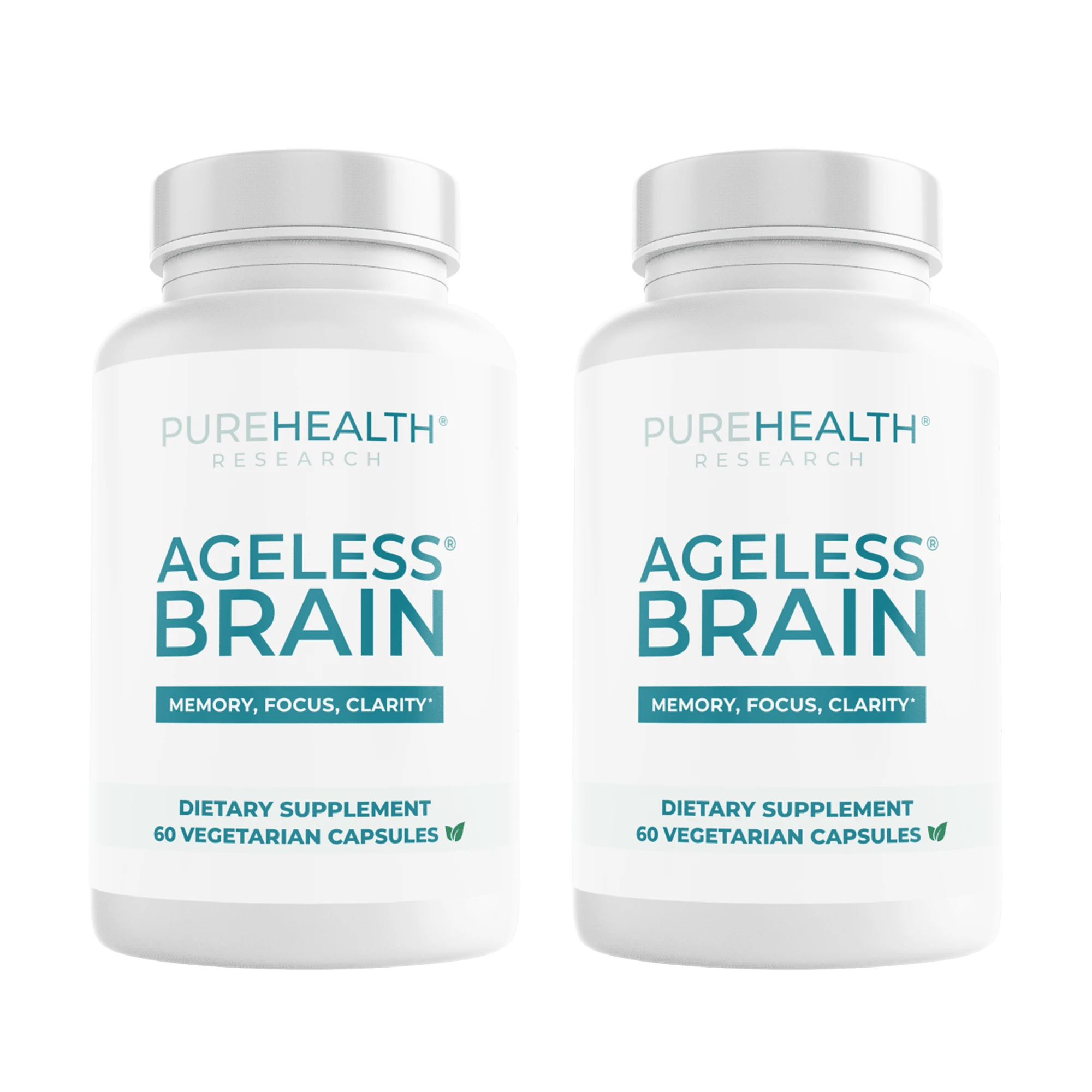 Ageless Brain - Niacin, Vitamin B6 -Memory, Focus, Boost Brain Health, Learn and Concentrate