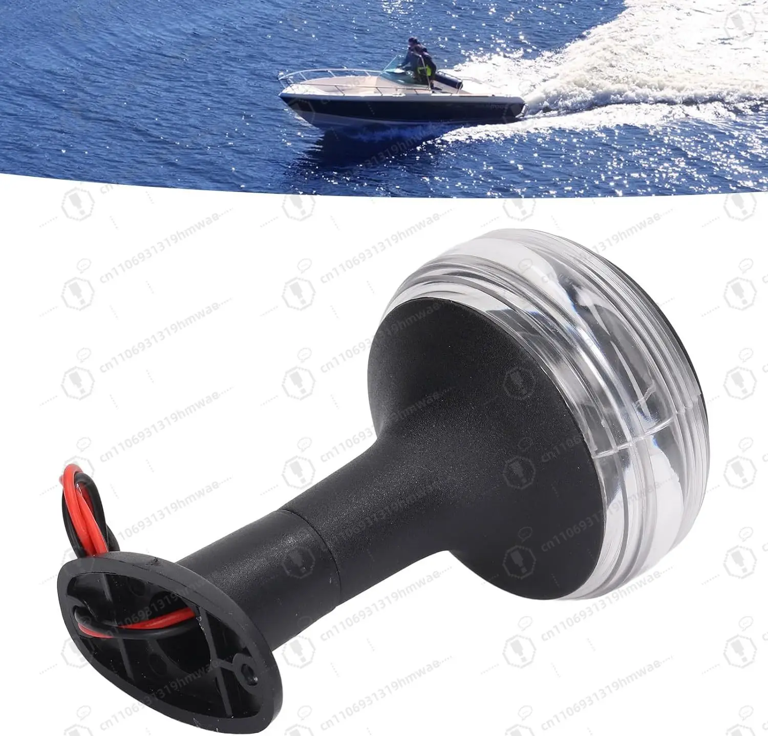 LED Marine Anchor Light Navigation for Boat Yacht 2W 10~24V