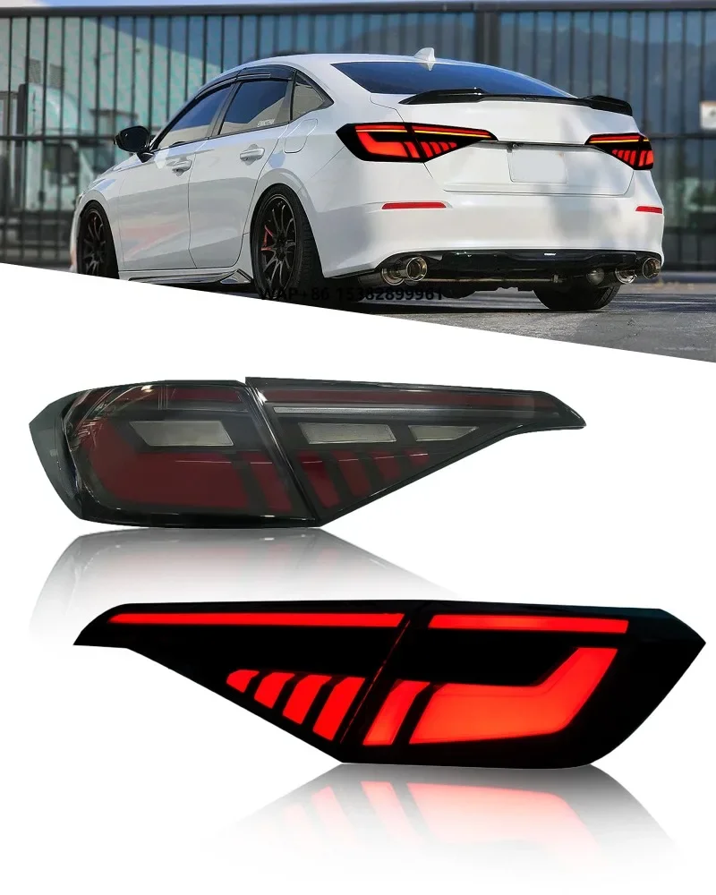 Auto Parts Modified Car Tail Lights for 11th Generation 2022-2023 Modified LED Turn Signal Tail Lamp Assembly