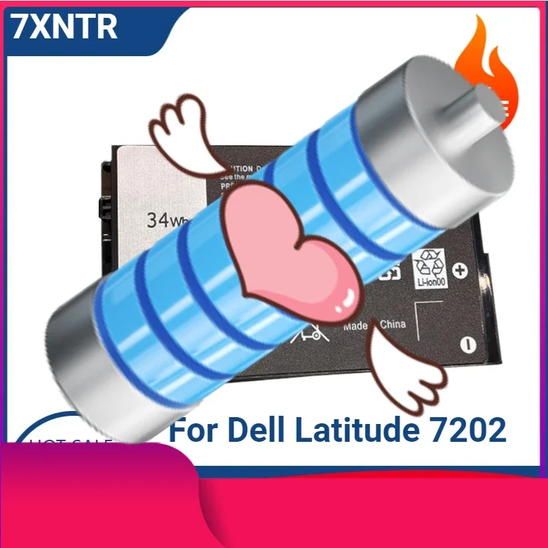 

High-quality 7XNTR FH8RW 7.4V 34Wh Laptop Battery for Dell Latitude 7202 7212 12 7202 Latitude 12 Rugged Extreme 7212 Series