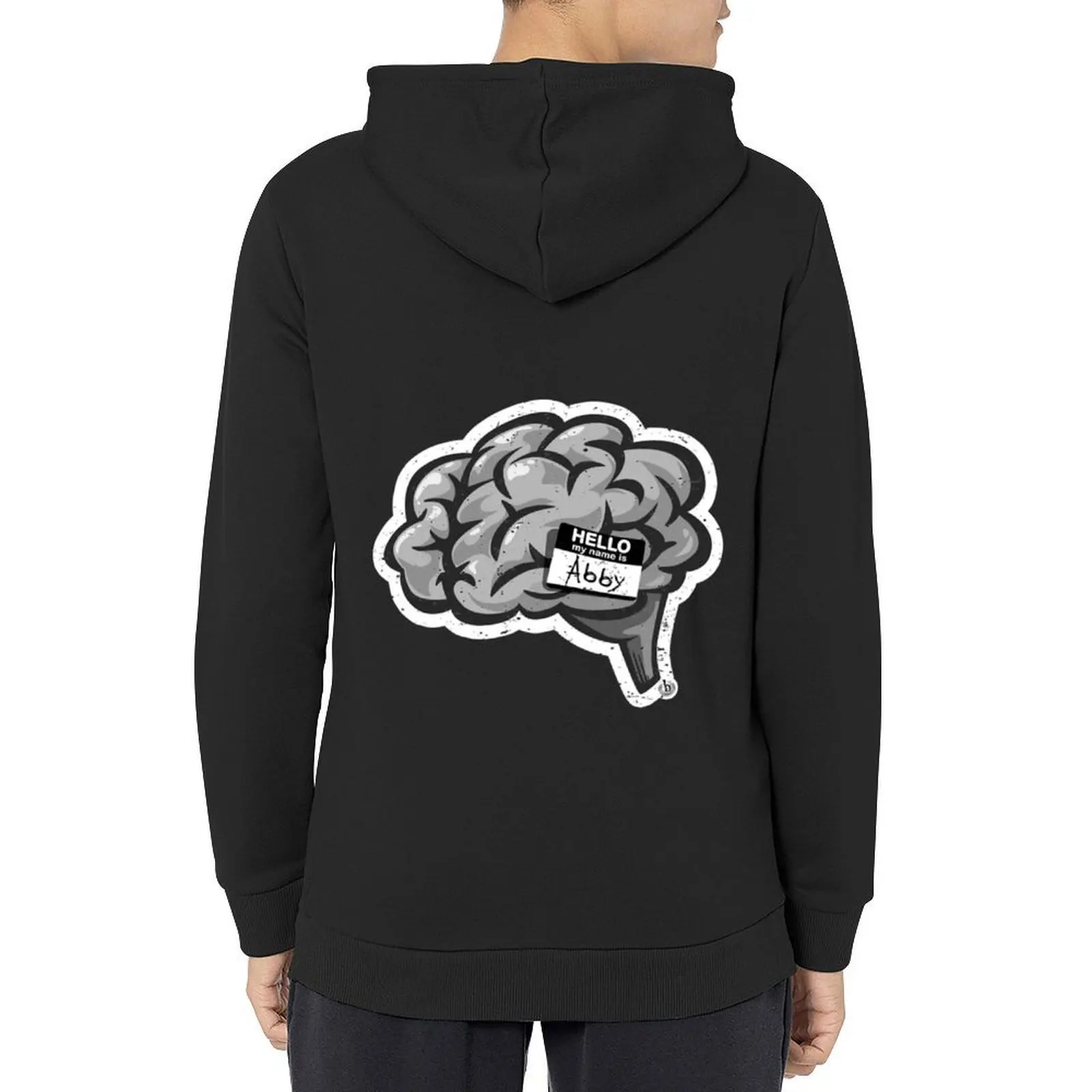 

Frankenstein Brain - My Name is Abby Hoodie men clothes male clothes men clothing oversized hoodie