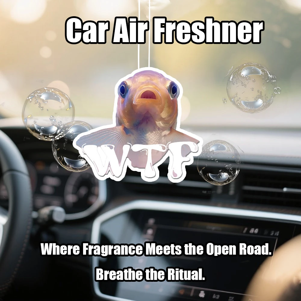 Bursting with Fun! 'SMART FELLA or FART SMELLA' Cat - Themed Car Air Freshener