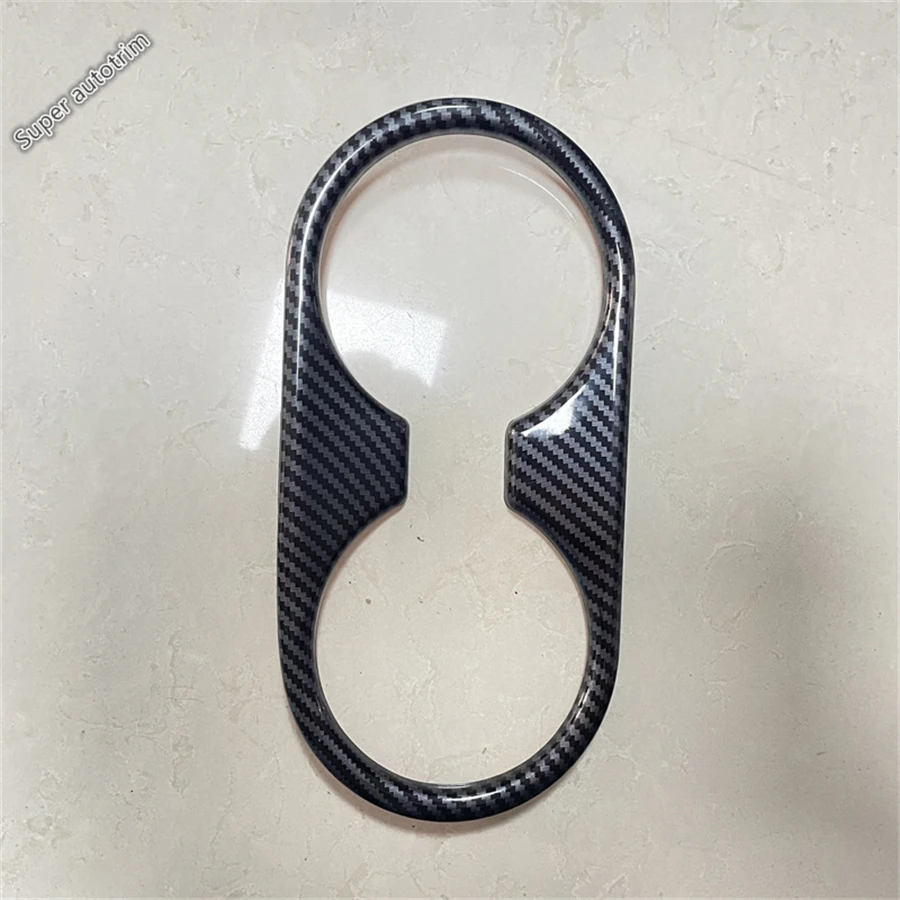 

Middle Air AC Conditioning Control Switch Frame / Water Cup Holder Panel Cover Trim Accessories For Mazda CX-3 CX3 2016 - 2021