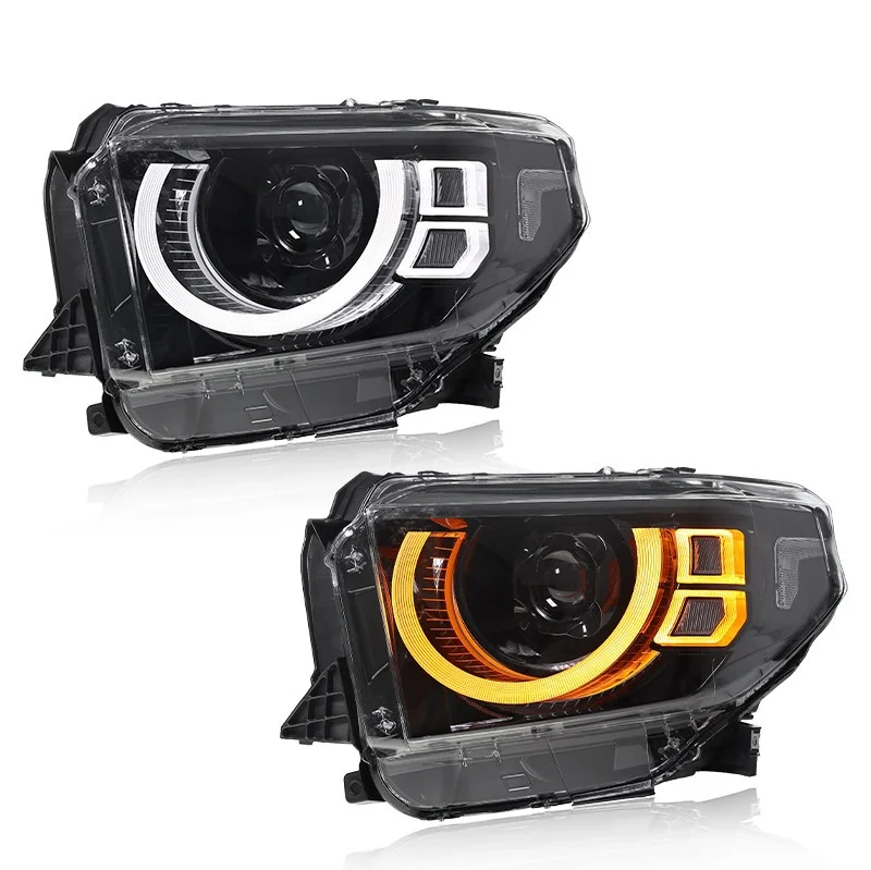 

for Toyota Tundra 14-20 Modified Defender Dual Color Daytime Running Light Lens Near and Far Lights