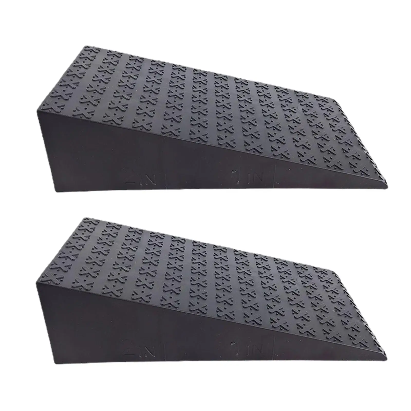 2x Squat Wedge Block Anti Slip Heel barella per piedi rialzata tavola inclinata per lo Stretching Pilates Gym sollevamento pesi Fitness