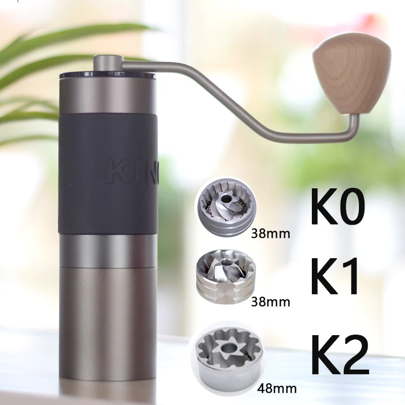 Kingrinder manual coffee grinder portable mill 420stainless steel 38mm/48mm burr K0/K1/ k2 /k3