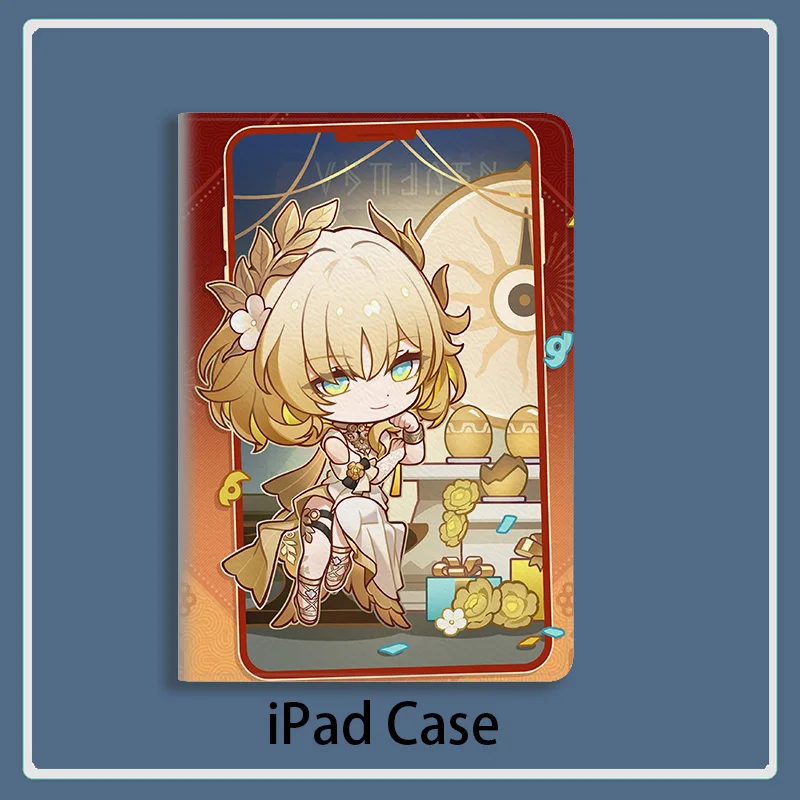 

Чехол Aglaea Anime Honkai Star Rail для iPad 10,2 9th 10th Air 6 5Mini 4 7 Роскошный силиконовый чехол Pro 12,9 11 13 для iPad Air 2 3 4