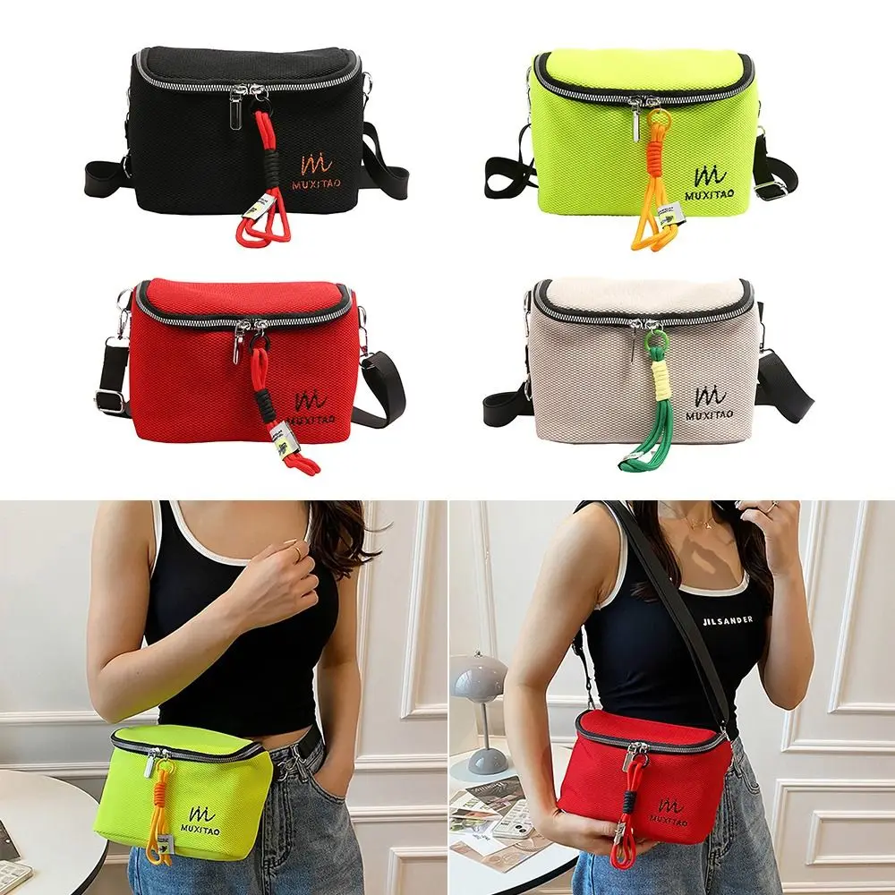 New Design Large Capacity Handbags Nylon Reusable Tote Shoulder Bag Harajuku Casual Satchels Bag Shopping