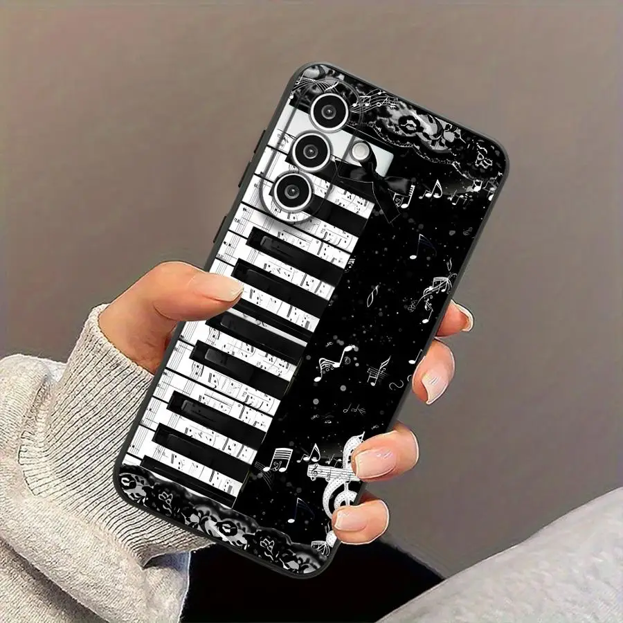 Lace Piano Case for Samsung Galaxy A57 A06 A55 A37 A25 A16 A52 A36 A05 A53 A17 A73 A51 A23 A15 Phone Cover A12 A70 A13 A41 A50