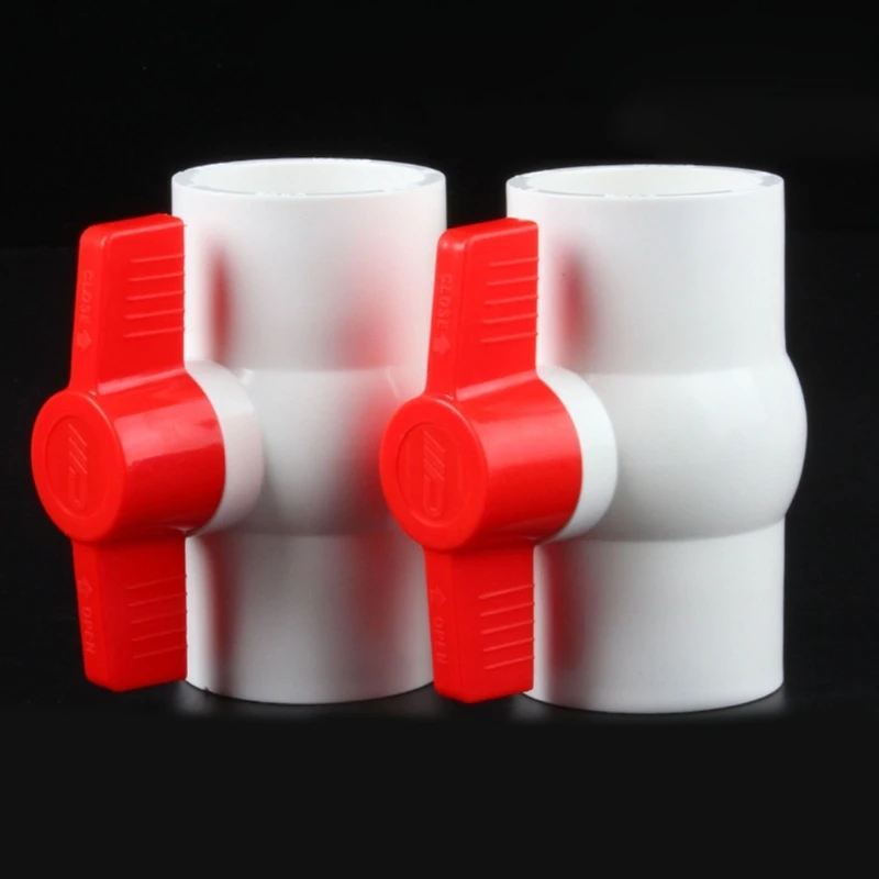 LX0C 5pcs 2 pollici PVC Valvole facili installazione per serbatoi e sistemi serbatoi morbidi