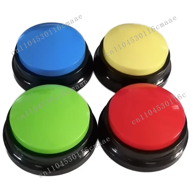 Hot Dog Communication Buttons Voice Recording Button for Pet Training 30 Second Record Playback Funny Gift for Talking