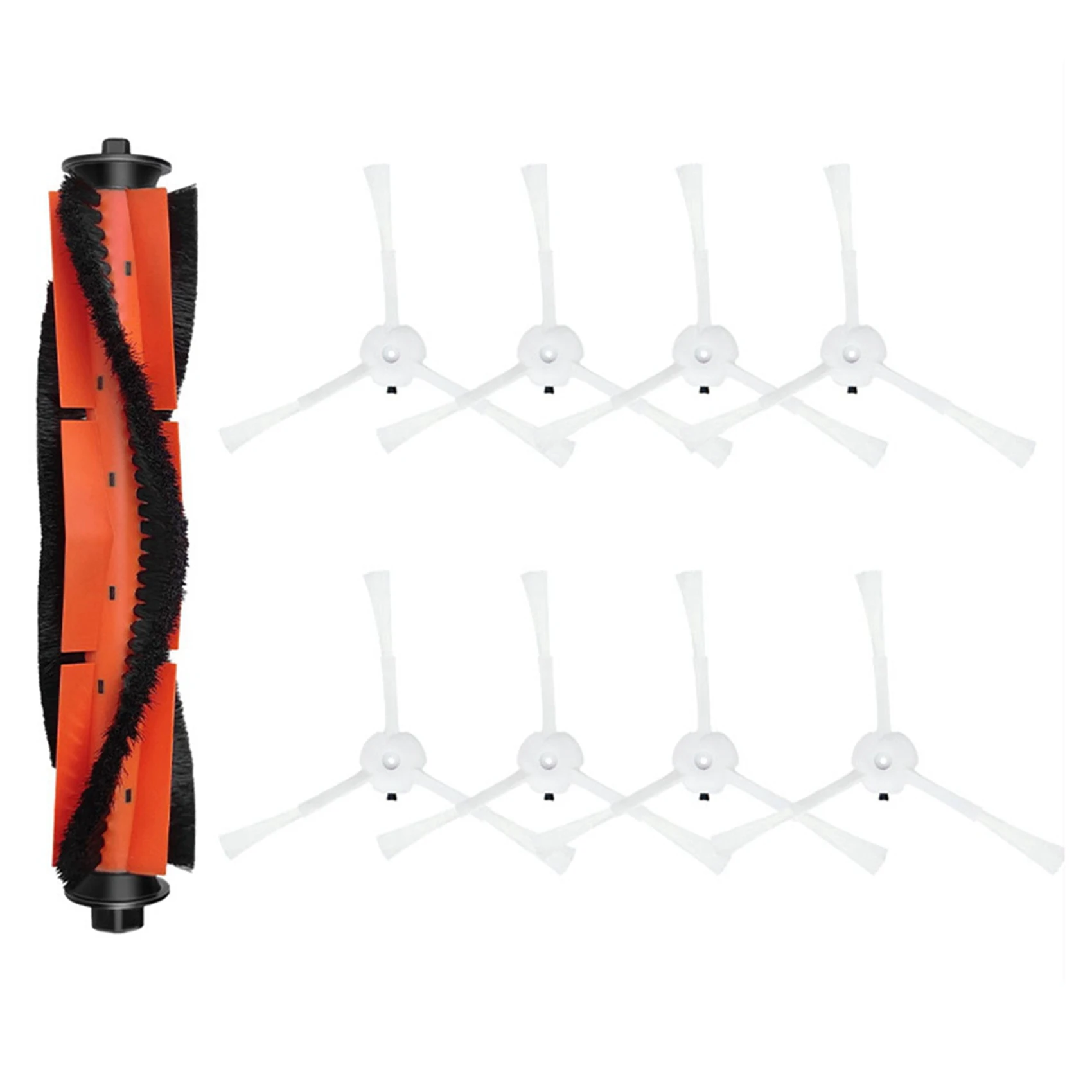 A98G-2X สําหรับ Lydsto W2 All-In-One Self-Cleaning & Emptying หุ่นยนต์เครื่องดูดฝุ่น Roller แปรงหลักแปรงด้านข้าง