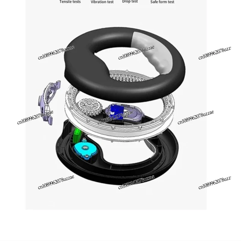 New Dog Leash LED Light Pet Automatic Retractable Leash Ring Dog Leash Pet Supplies Accessories Black