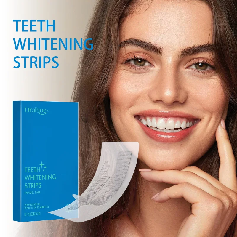 

Teeth Whitening Strips - Gentle Deep Cleaning For Oral Stains, Tartar, Yellow Teeth & Brightening Portable Dental Patches