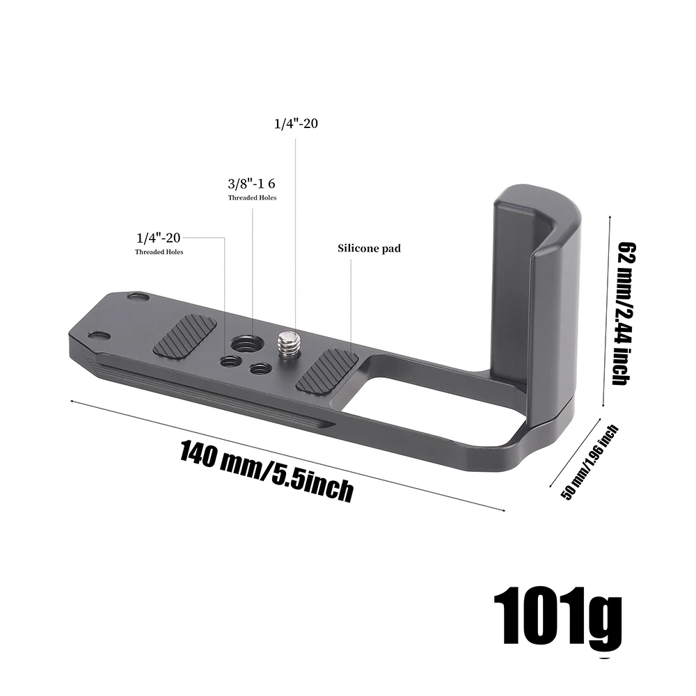 FOTGA Camera Hand Grip Quick Release Plate Vertical Bracket for Nikon Zfc Z-fc Camera