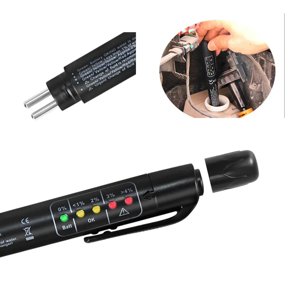 

Universal Car Accessories Brake Fluid Tester Diagnostic Tools Accurate Oil Quality 5 Leds Auto Vehicle Brake Fluid Testing Tool