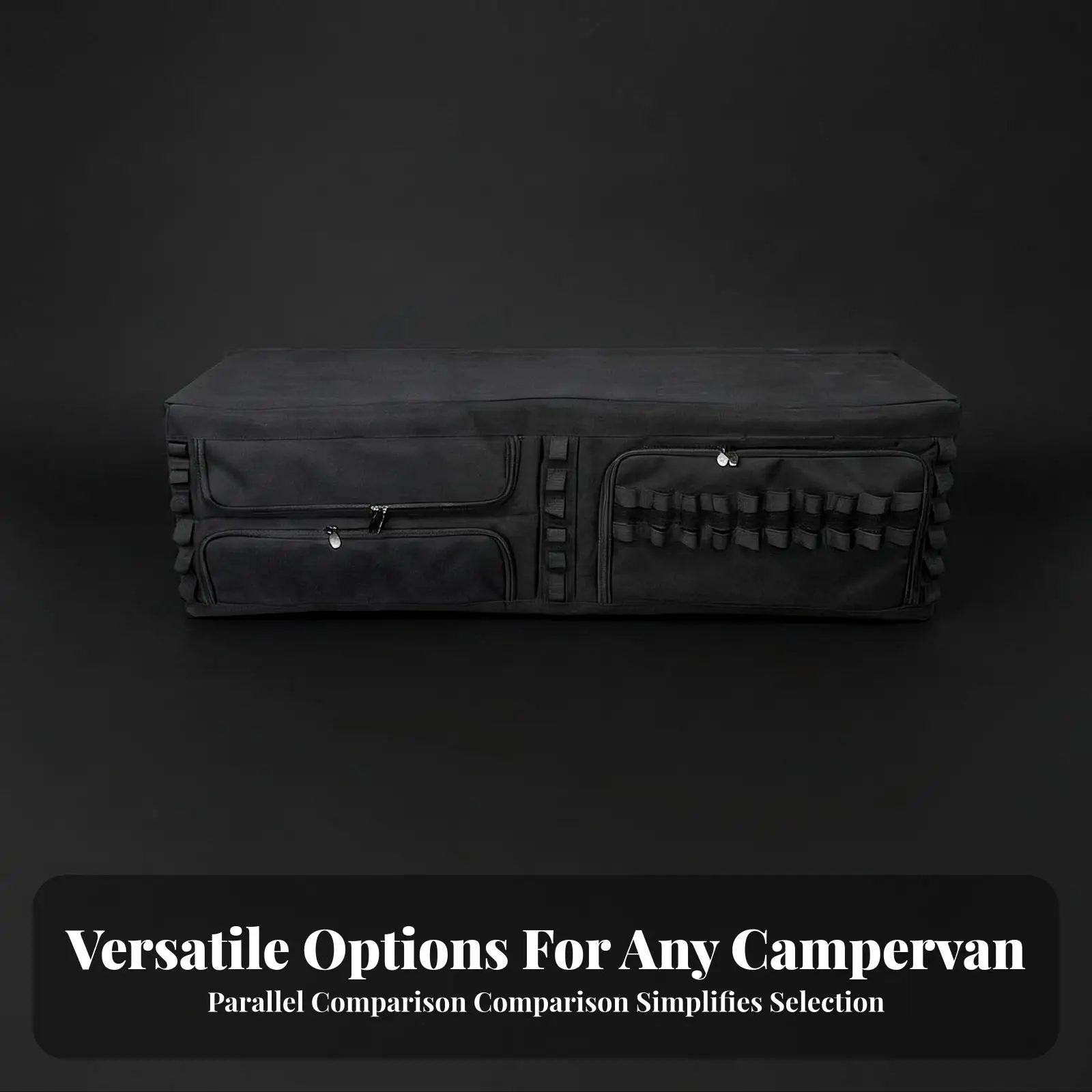 Multi Purpose Vehicle Storage Pouch for Car Interior RV Overhead Cabinet Organizer Bag with Secure Zipper