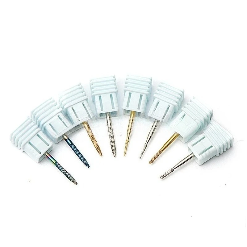 Metal Tungsten Steel Nail Grinding Bits, Professional Rhinestone Remover Bits, Electric Manicure Drill Parts Tool
