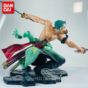 Hot One Piece 10cm Figur Anime GK Roronoa Zoro Tiga Bilah Sa-Maksimum Patung Anime Manga Koleksi Figur Aksi Model Mainan Anak 10 set figur aksi one piece penjualan terbaik - №