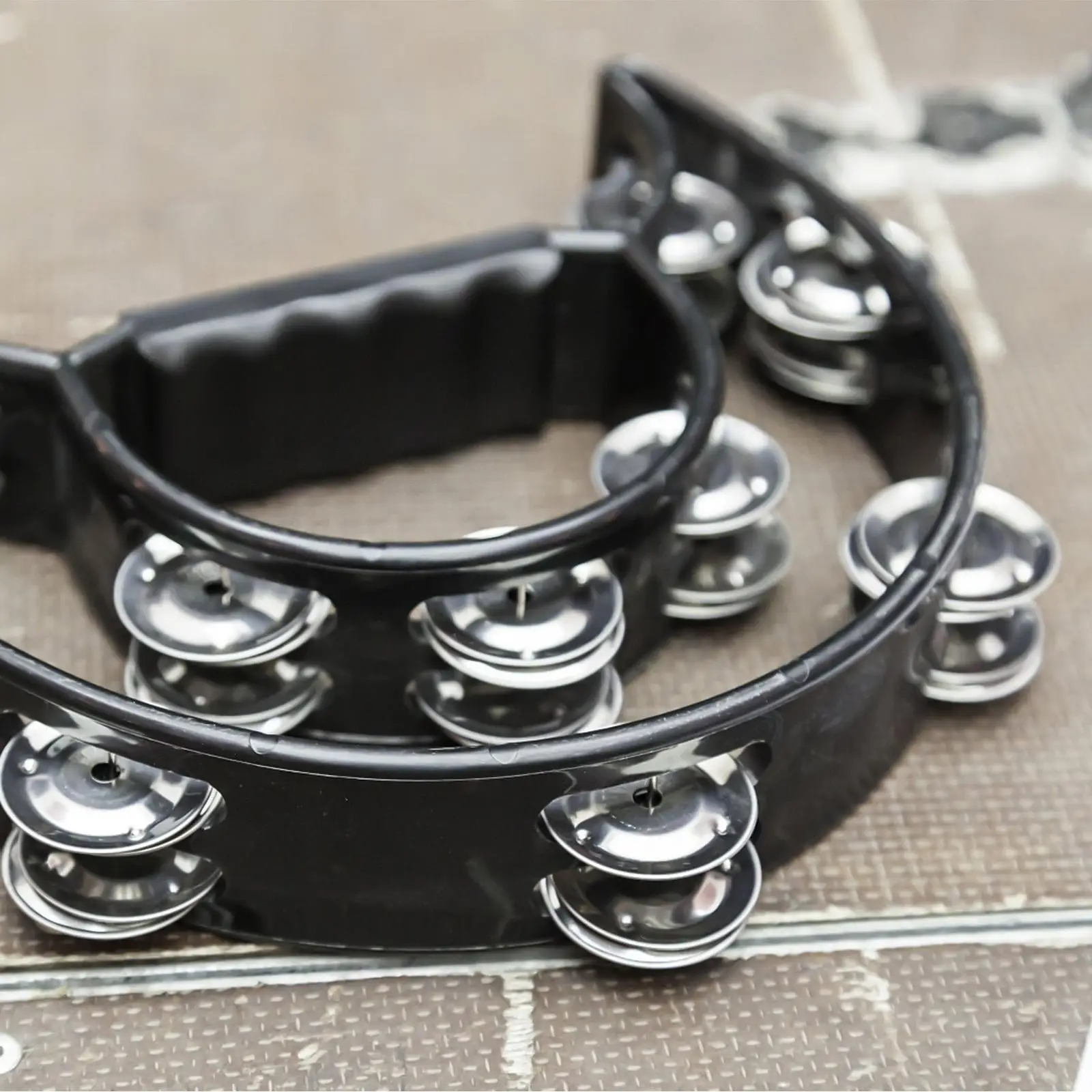 

Tambourine Bell Ring Jingle Bell Drum Cymbal Ring Tambourine Ching Kit for Stainless Steel Hoop Tambourine Ring Drum Accessories