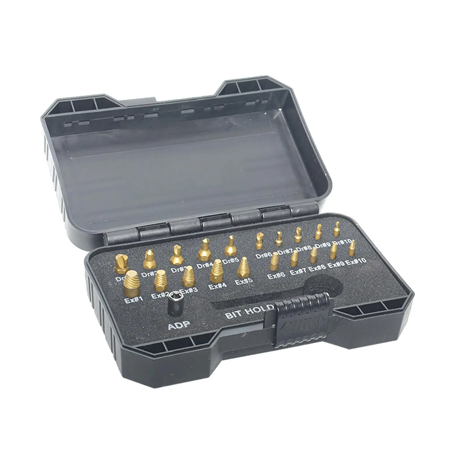 Damaged Screw Extractor Set Broken Bolt Remover Stripped Head Screws Nuts Bolts Easy Out Bolts Sturdy Studs Removal Tools