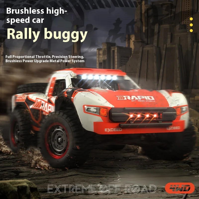 

Explosive Brushless Power High-speed Car 1 Full-scale Throttle Four-wheel Drive Climbing Remote Control Toy Off-road Vehicle