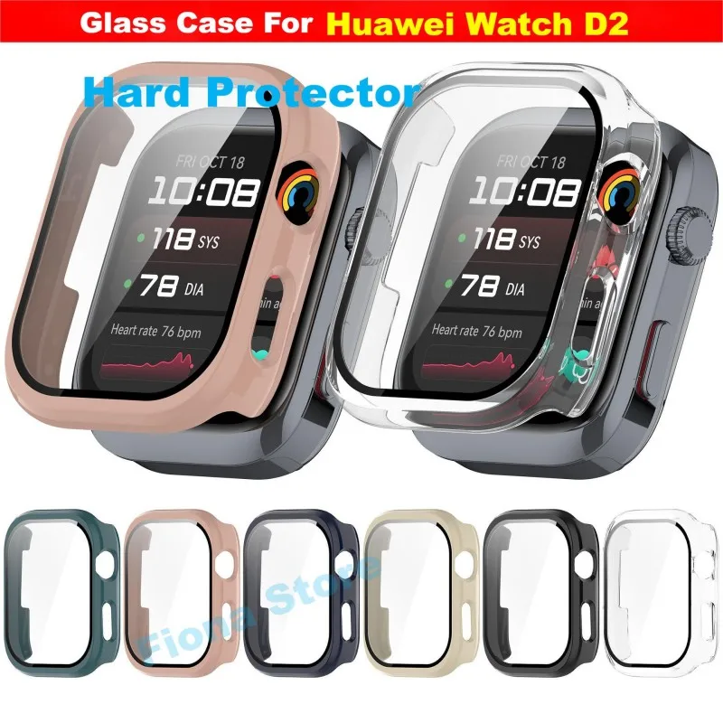 Tempered Glass Case For Huawei Watch D2 Smart Watch Strap Bumper Screen Protector Cover D 2 Screen Film Wrist Accessories