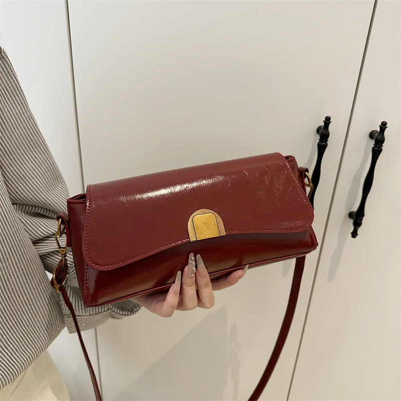 

2025 Новая модная нишевая дизайнерская сумка-мессенджер на одно плечо, женская маленькая квадратная сумка High Sense, летняя женская сумка подмышками