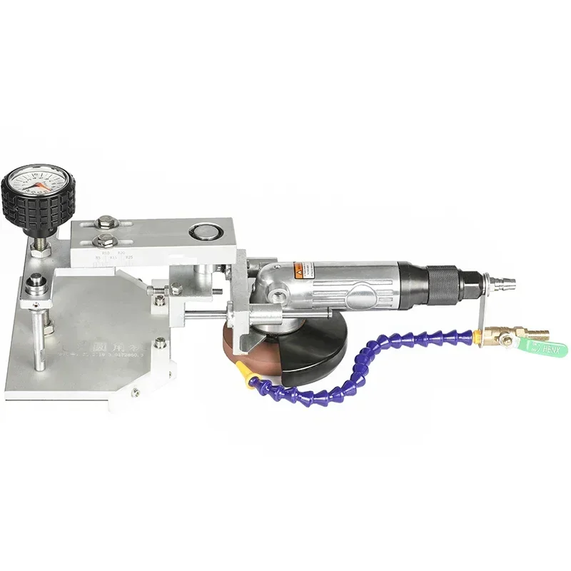 New 220VPneumatic Glass Chamfering Machine New Small Safety Angle Grinder Light Angle Grinder Ceramic Tile Rock Plate Fillet Mac