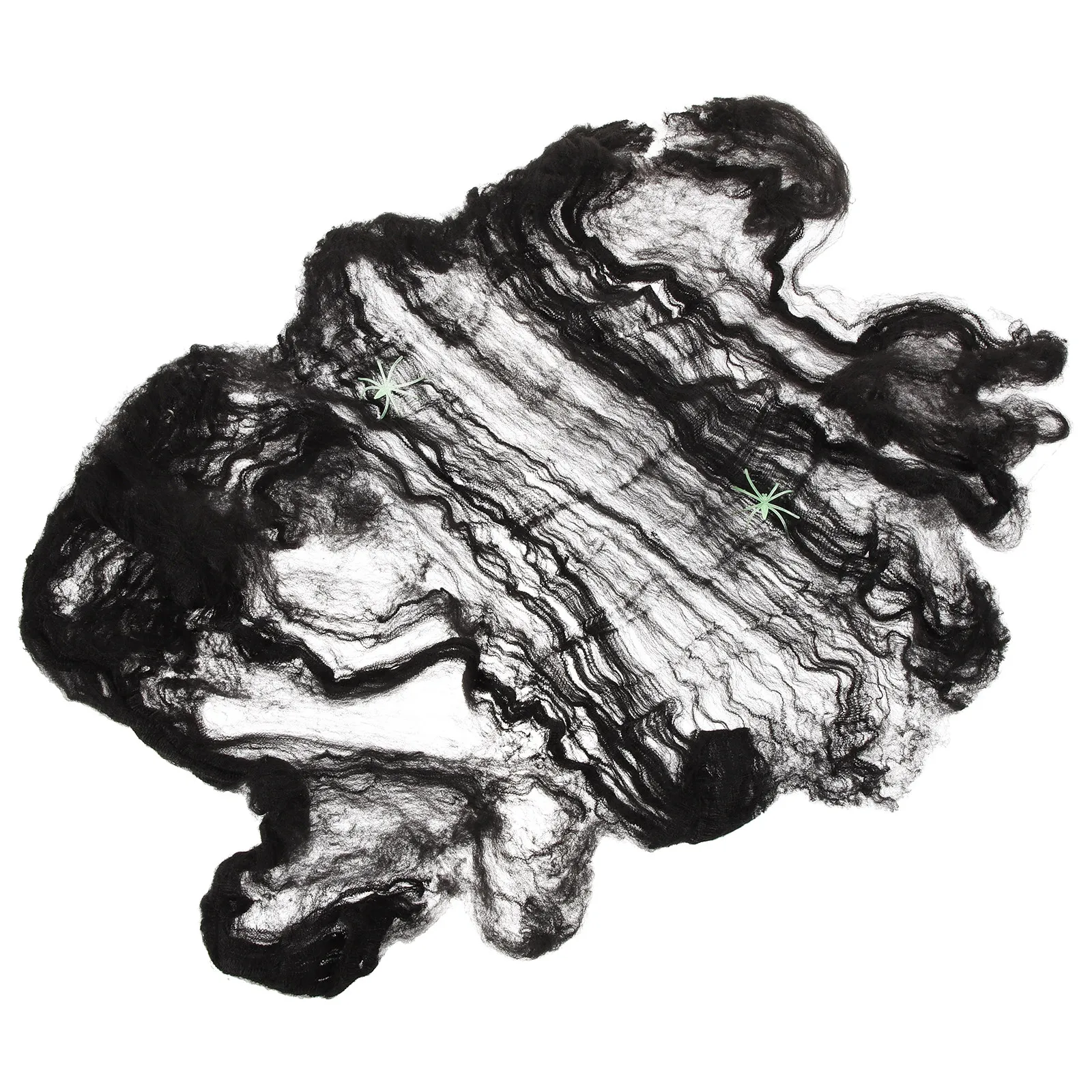 

1Set Halloween Spider Web Decoration Safe Cotton Fake Spider Web Stretchable Cobwebs Large Spooky Prop for Indoor Outdoor Party