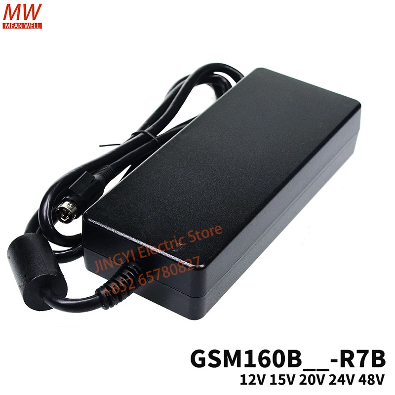 MEAN WELL Power Supply Original 160W AC-DC Reliable Green Medical Adaptor GSM160B12-R7B GSM160B15 GSM160B48-R7B GSM160B24-R7B