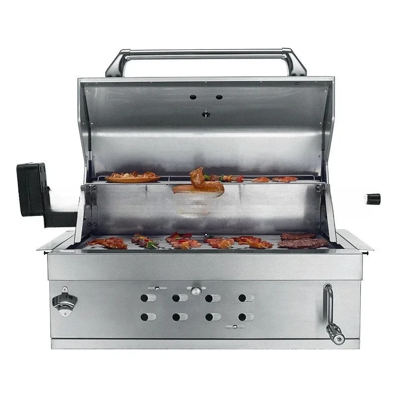 

304 stainless steel embedded grill outdoor