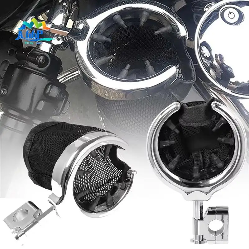 

A66P-Universal Motorcycle 1Inch/25Mm Handlebar Cup Drink Holder Chrome For Davidson Sportster Dyna Softail Road King