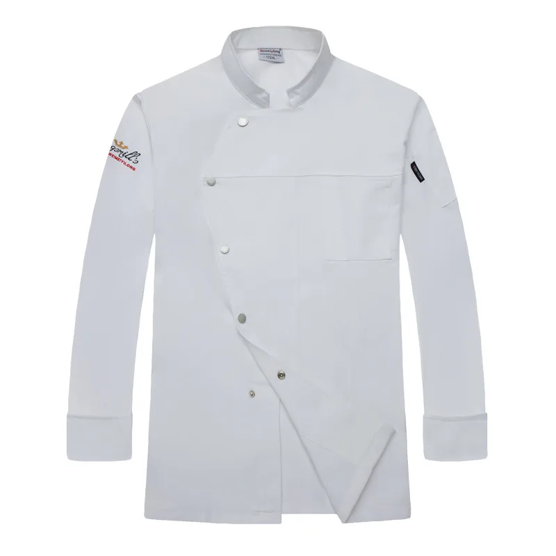 C099 Western Restaurant Koch Uniform Cafe Küche Chef Jacke Hotel Food Service Kochen Outfit Cafe Shop Kellner Uniform