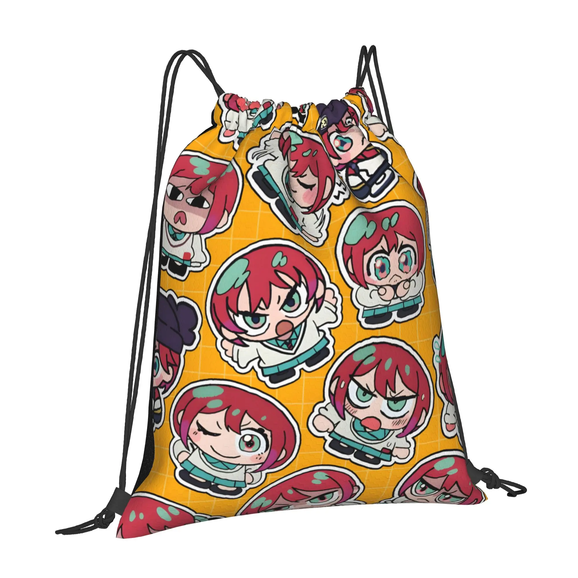 1 pc Gundam GQuuuuuuX MACHU Anime Portable Travel Drawstring Bags Storage Backpacks
