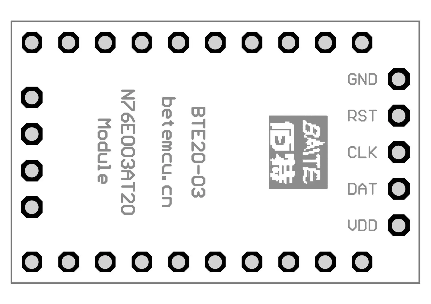 N76E003AT20 Microcontroller Development  N76E003 C51 Expansion  8051 Core System Board Single Chip Microcomputer