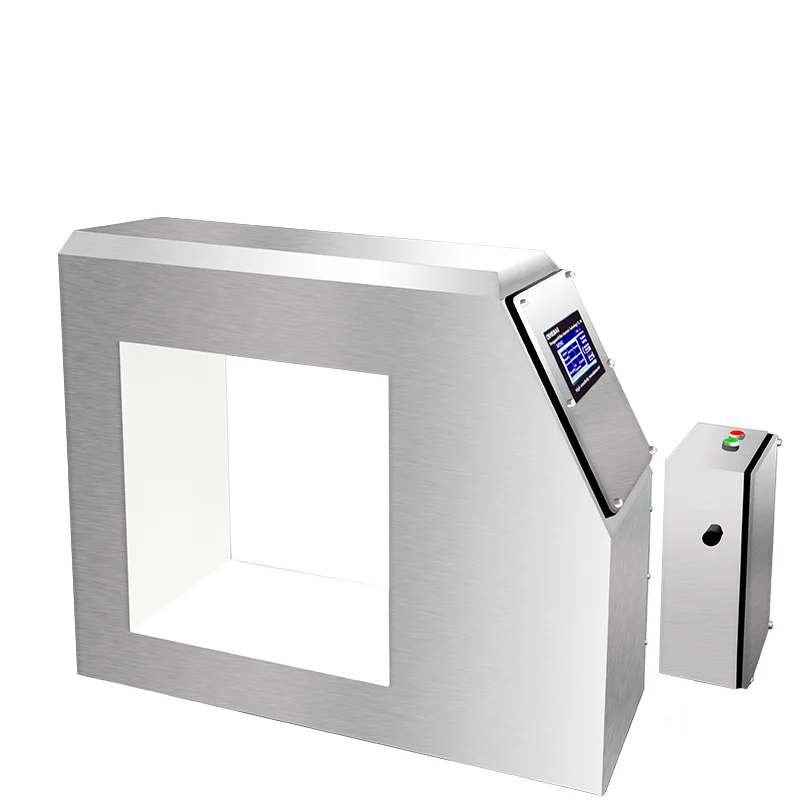 Hochpräziser LCD-Touchscreen-Metalldetektor, Tunnel-Split-Metalldetektor, automatische Lernfunktion