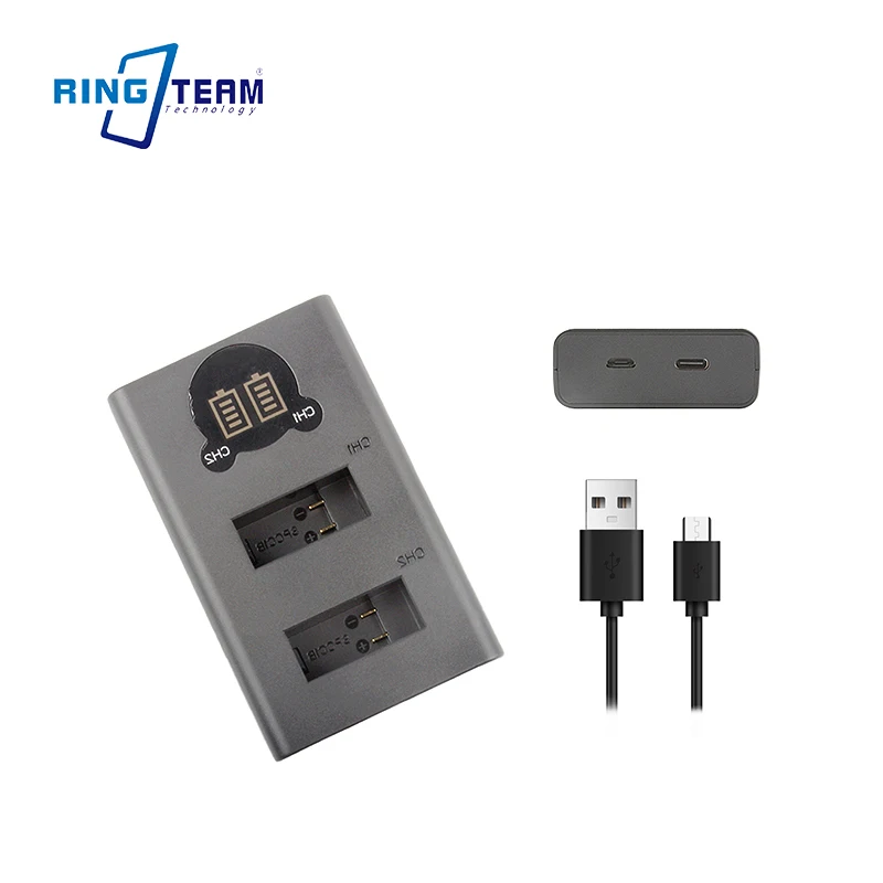 

DL-C1B USB Dual Battery Charger for Panasonic Cameras with Intelligent LCD Screen