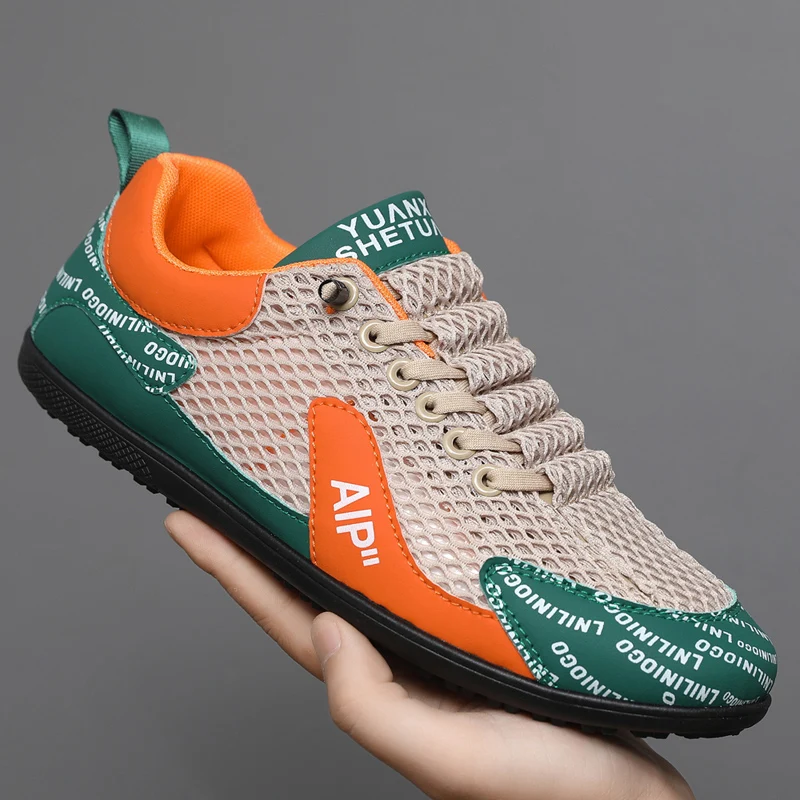 

Новинка 2024, мужские модные полутапочки на мягкой подошве, мужская летняя модная повседневная обувь с подошвой, дышащая обувь без шнуровки, кроссовки