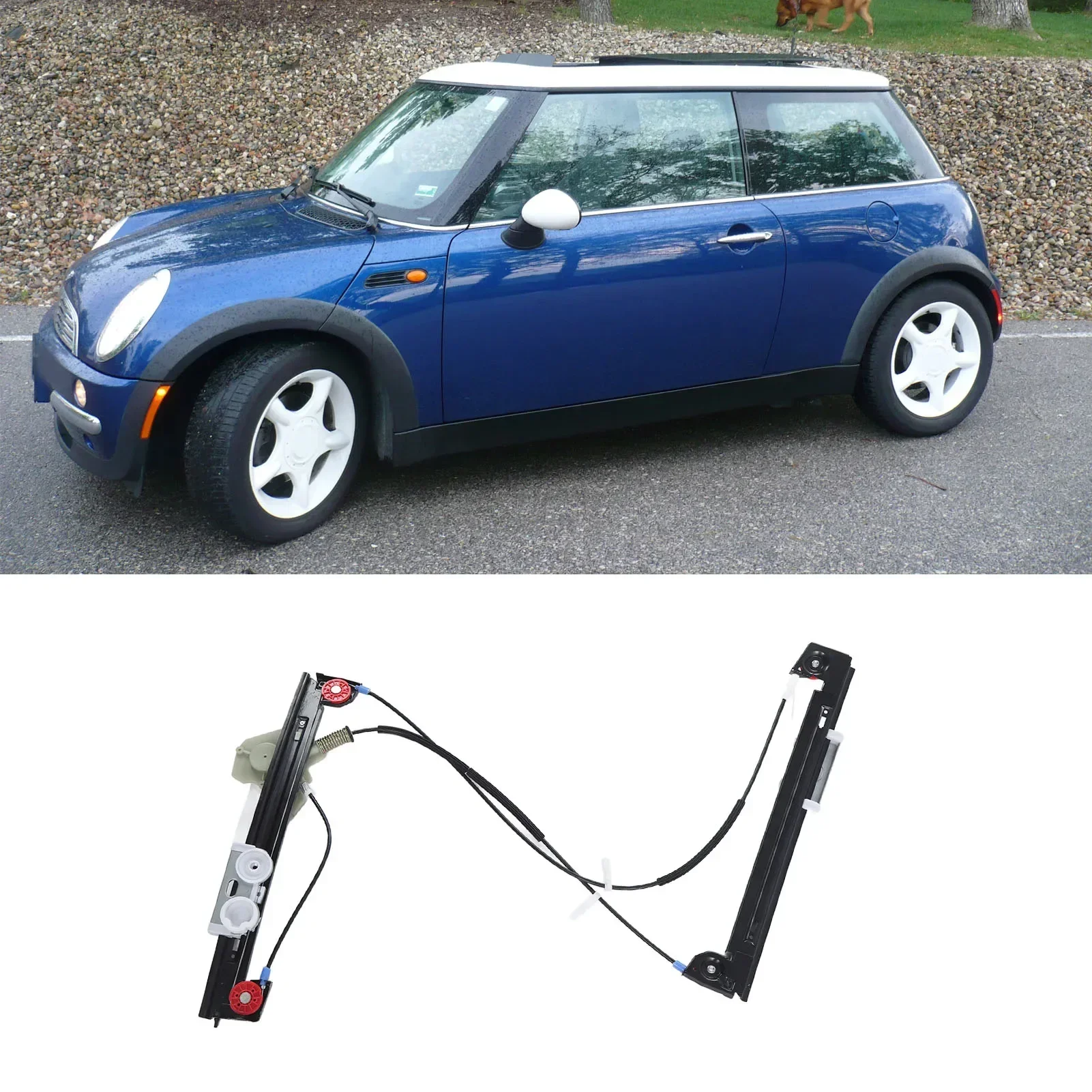 

Fit for Mini Cooper 2002-2005 Power Window Regulator & Electric Window Lifter - Quick Lifting, Safety Sensor