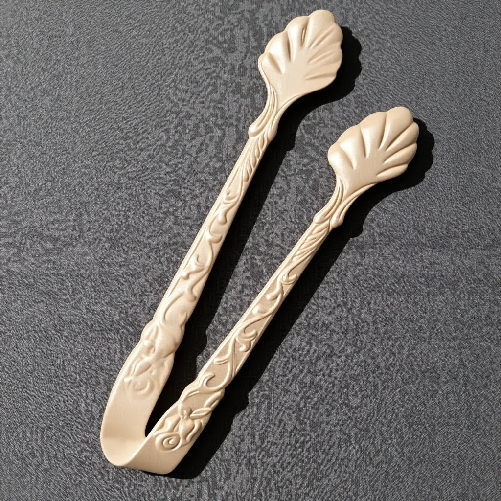 Pinzas Pequeñas de Acero Inoxidable para Azúcar con Motivo de Rosa, Pinzas para Cubitos de Hielo para Bebidas Heladas, Whisky, Licores, Bar, Buffet, Servicio de Té de la Tarde