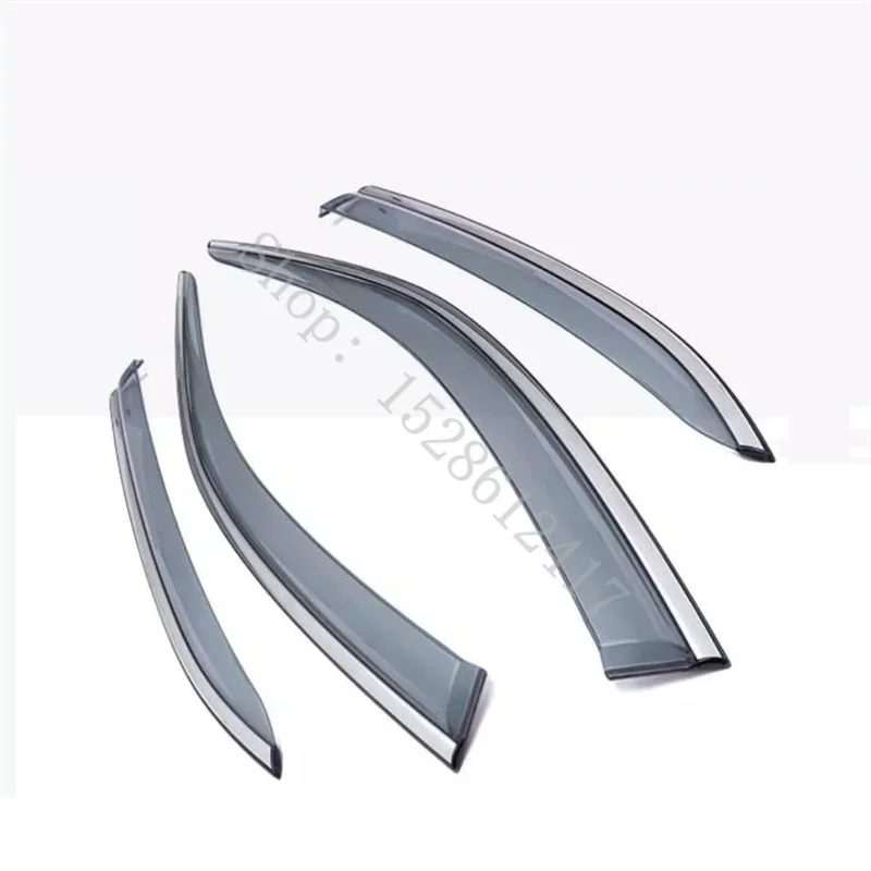 For Mercedes-Benz GLC 2023 2024 car Accessories Window Visor Vent Shade Rain Sun Guard Deflector Awnings Shelters Cover