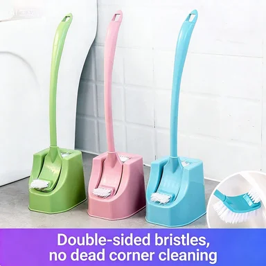 

Набор для чистки унитаза: ершик, настенная щетка с мягкой щетиной, инструменты и принадлежности для уборки.